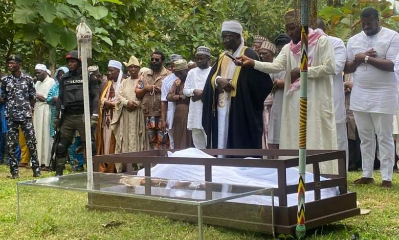 In pictures: Ex-IGP Tafa Balogun buried in Osun