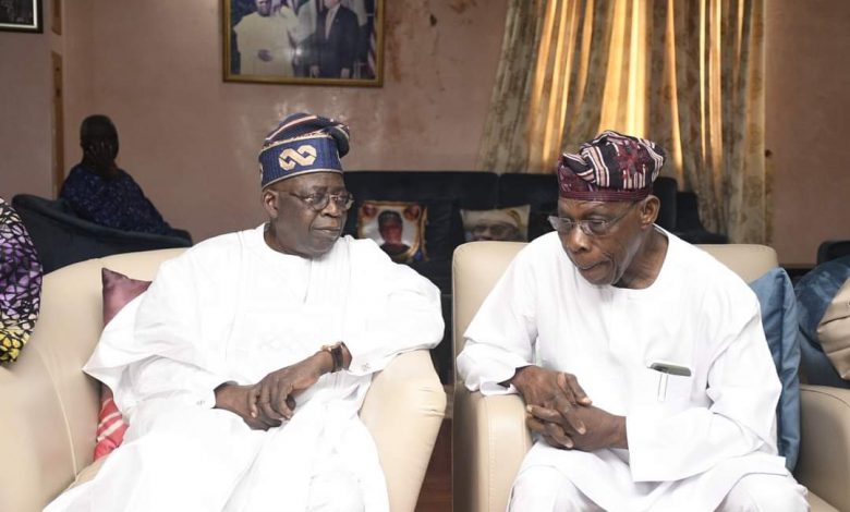 In pictures: Tinubu visits Obasanjo