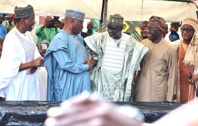 In pictures: Atiku, Ayu welcome Shekarau back to PDP