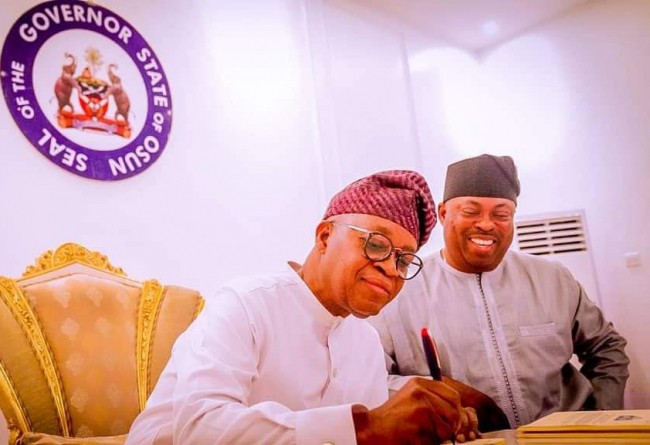 Oyetola signs Ilesa University Establishment Law