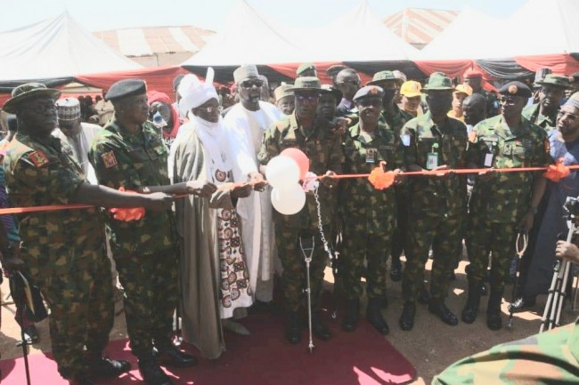 Chief of Army Staff commissions projects in Kaduna community