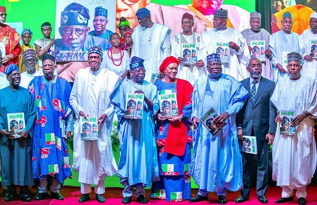 Future of Nigeria safer in our hands, says Buhari as Tinubu unveils action plan