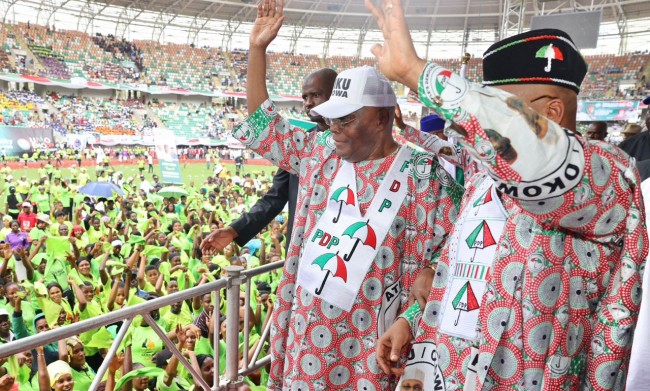 PDP locks down Uyo, flags-off presidential campaign