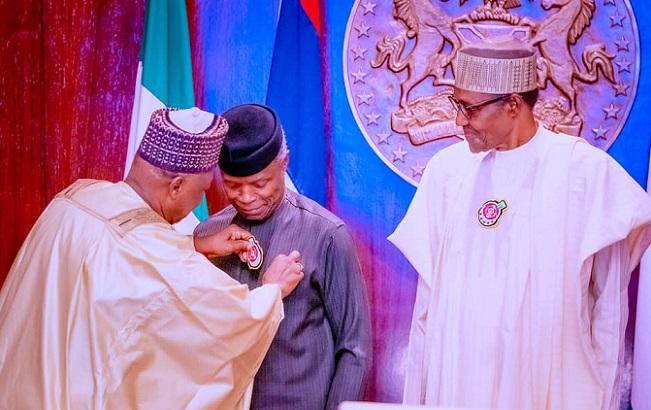 Buhari approves N134bn for military veterans, donates N10m at launch of emblem for AFRD