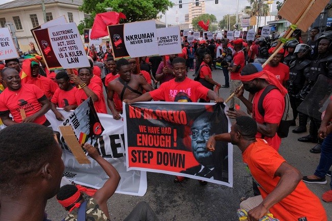 Ghana protesters demand President's resignation over economic woes