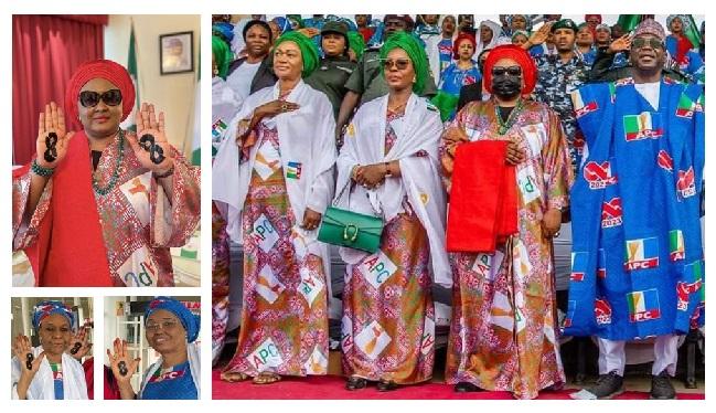Thousands join Aisha Buhari, Kwara gov, others to flag off APC campaign in Ilorin
