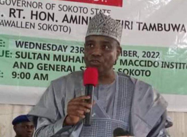Tambuwal commits to projects completion before end of tenure