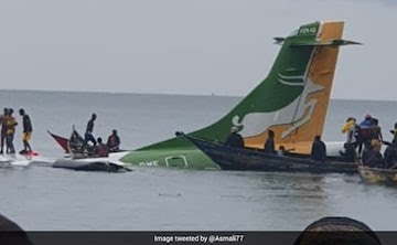 Plane carrying 43 passengers crashes into Lake Victoria in Tanzania