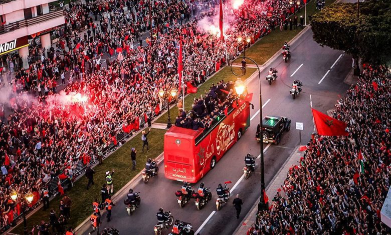 Morocco celebrate World Cup feat with colourful street parade