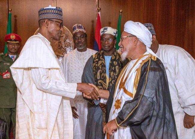 Buhari lauds Islamic group for promoting religious tolerance