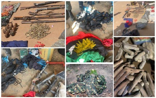 Troops raid IPoB/ESN camps in Ebonyi and Enugu, recover IEDs, firearms
