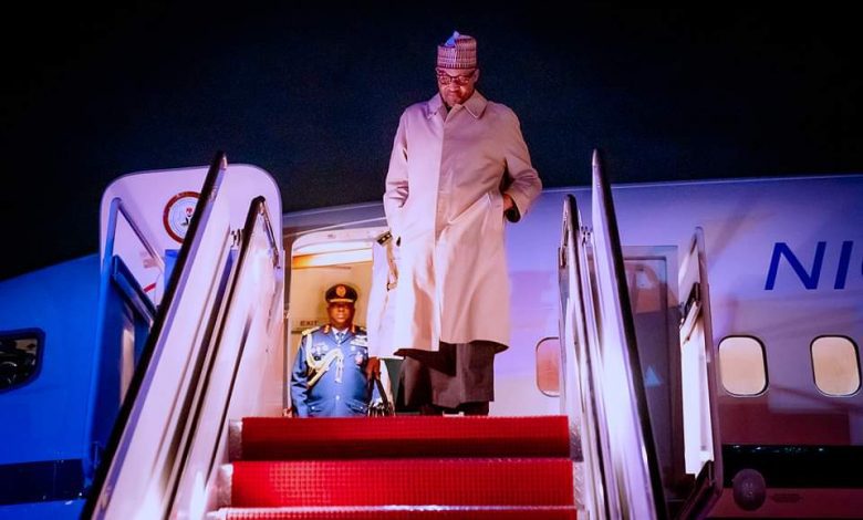 Photos: Buhari arrives in Washington