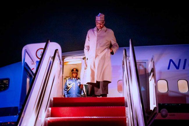 Photos: Buhari arrives in Washington