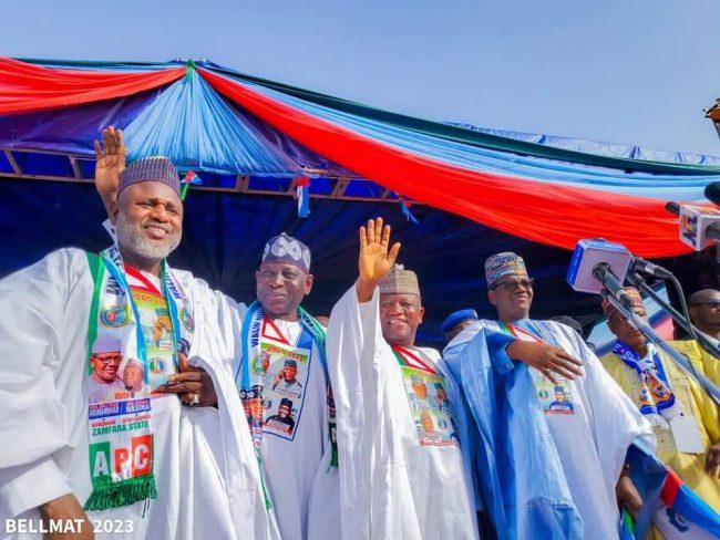 Yarima, Yari present as Matawalle kicks off campaign rallies in Kauran Namoda