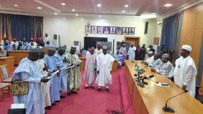 Tambuwal swears-in 5 new commissioners, DG in Sokoto