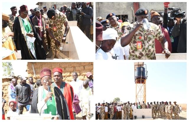 Nigerian Army donates borehole to Plateau community