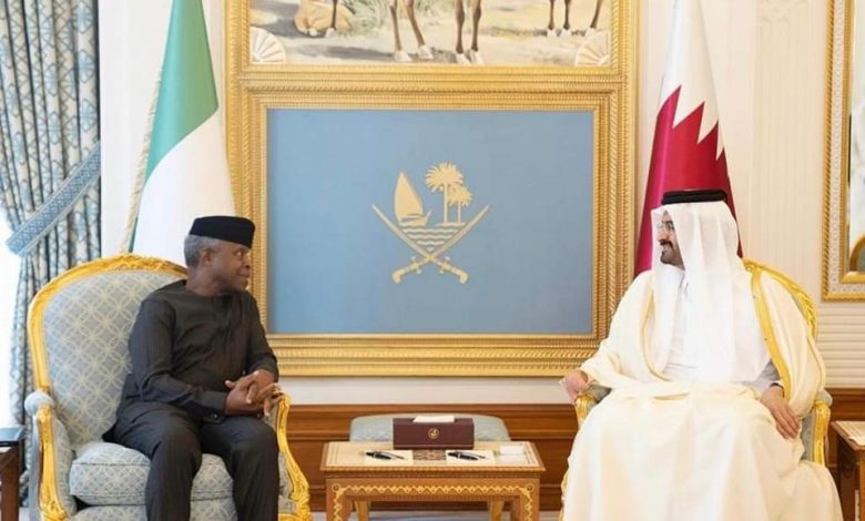 Osinbajo meets Qatari Deputy Amir