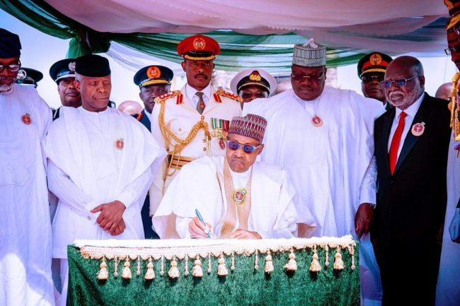 Buhari, Osinbajo, others attend Armed Forces Remembrance Day celebration