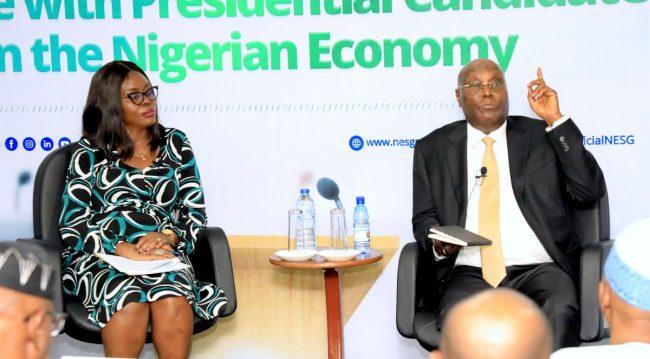 What Atiku said at NESG presidential dialogue on economy
