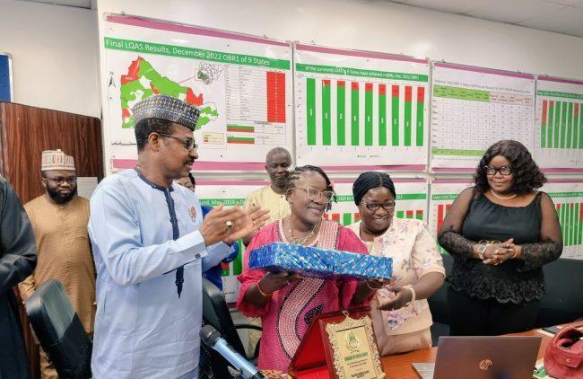NPHCDA presents award of excellence to Osun State Immunization Officer