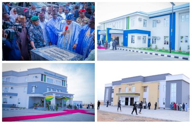 Buhari commissions police projects in Damaturu, hails IGP