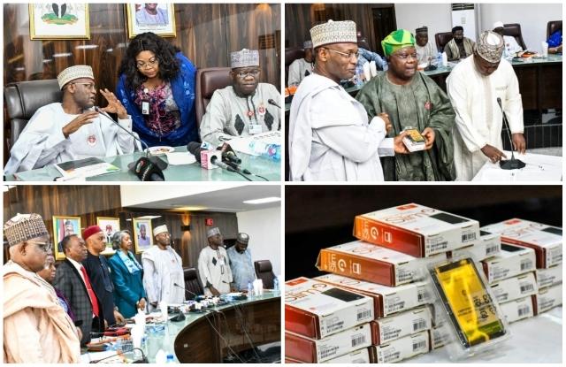 INEC chairman presents voters register to political parties