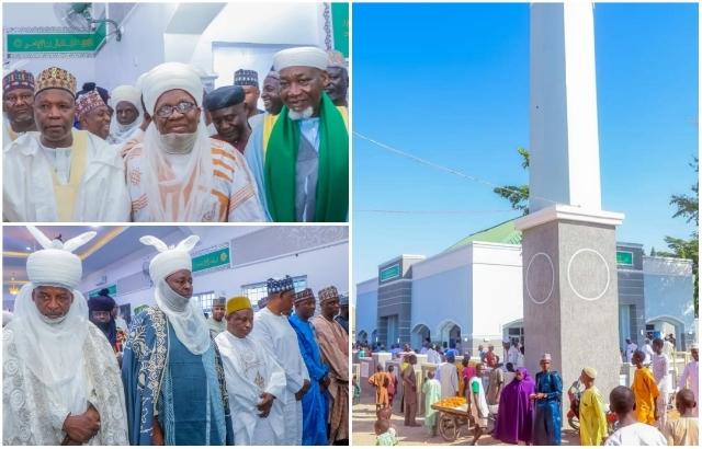 Gombe gov harps on peaceful campaign as he attends mosque commissioning