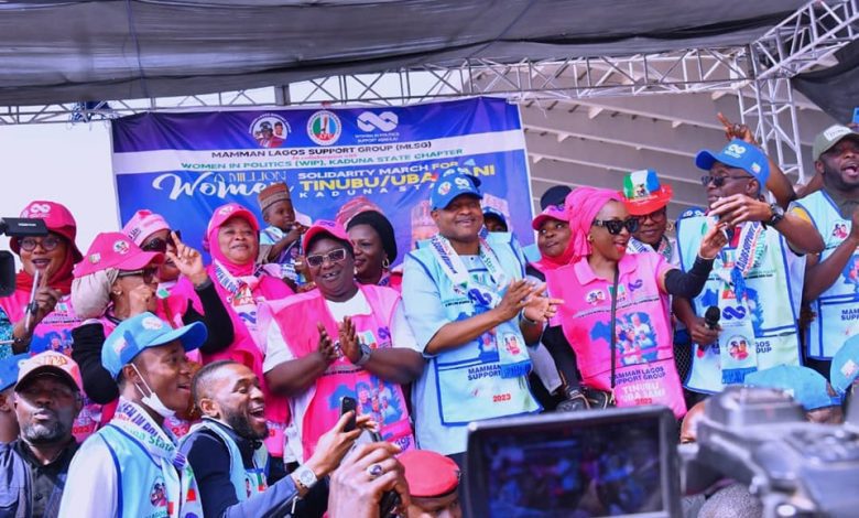 Photos: '1 million women' walk for Uba Sani in Kaduna