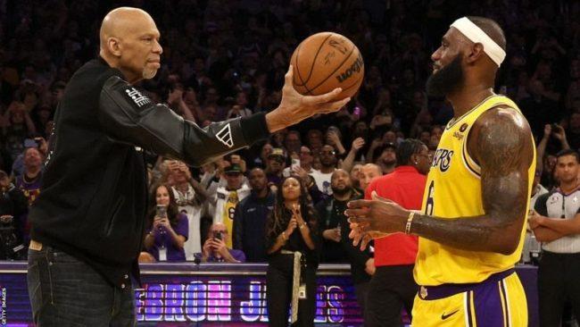 LeBron James passes Kareem Abdul-Jabbar as NBA all-time scorer