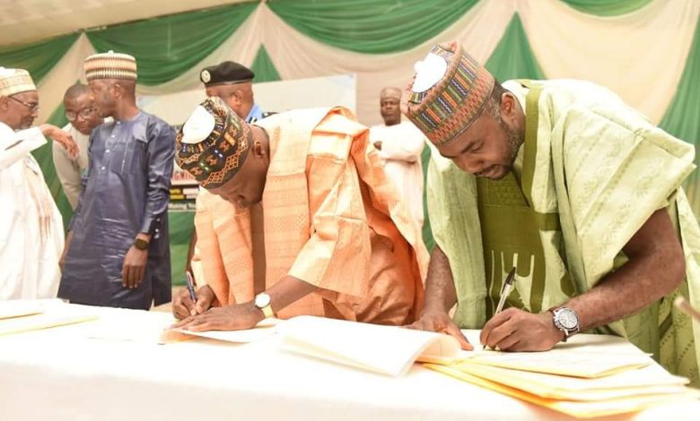 2023 elections: PDP flag-bearer absent as Gombe guber candidates sign peace pact