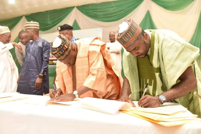 2023 elections: PDP flag-bearer absent as Gombe guber candidates sign peace pact