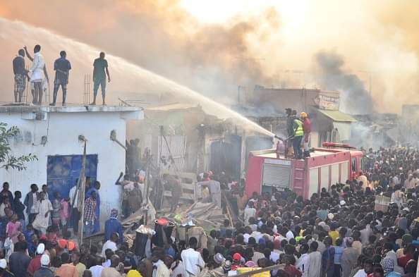 Tinubu sympathizes with victims of Maiduguri Monday Market inferno