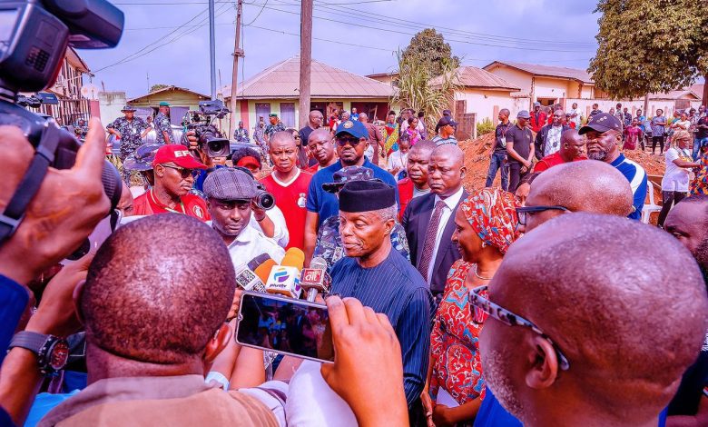 Osinbajo commends electoral process at polling unit in Ikenne