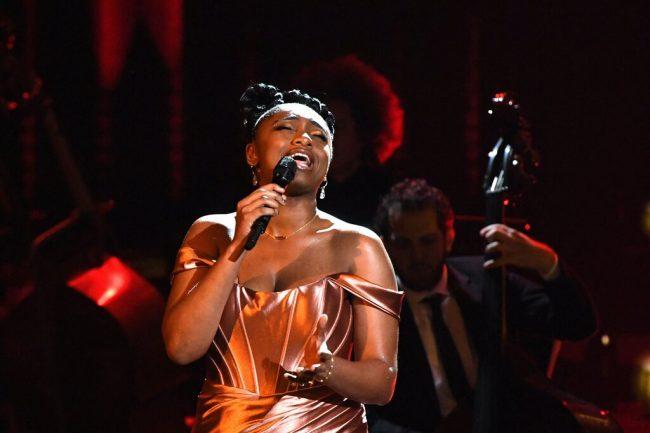 Samara Joy performed at the Grammy Awards preshow event, where she won best jazz vocal album.