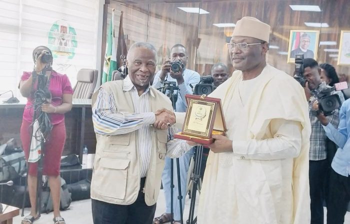 PHOTOS: Mbeki-led Commonwealth Observer Group visits INEC