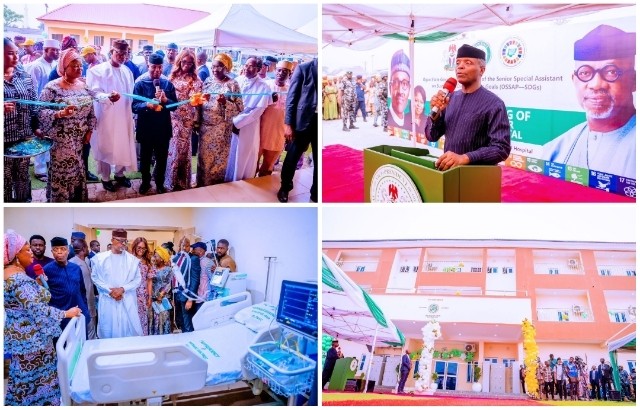 Osinbajo commissions mother-child hospital in Ikenne, meets APC members