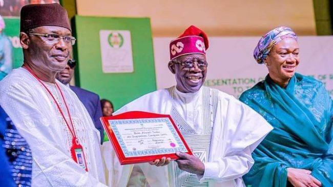 Tinubu receives certificate of return, seeks support of all Nigerians