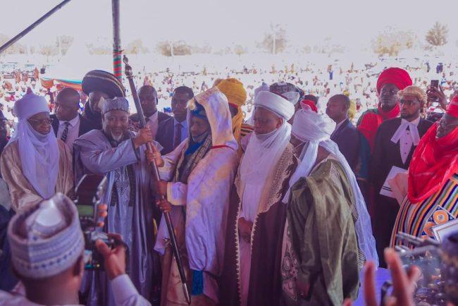 PHOTOS: New Emir of Dutse receives staff of office