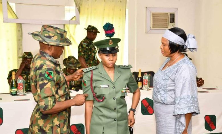 Commander Guards Brigade charges newly promoted young officers to redouble efforts