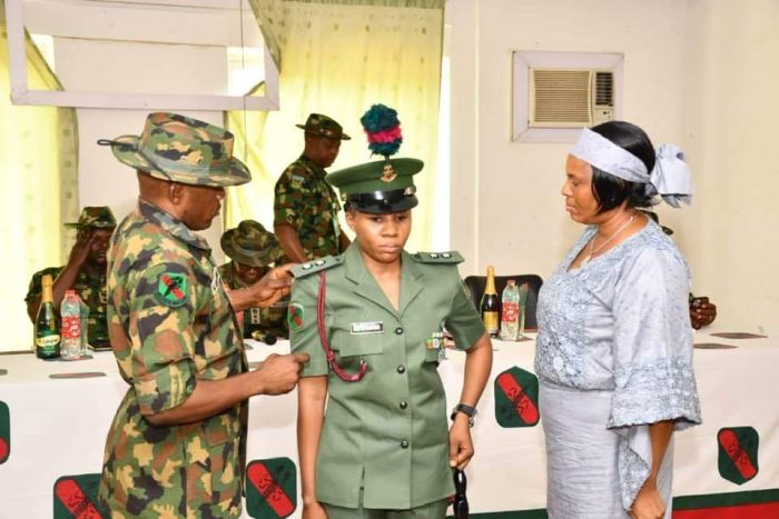 Commander Guards Brigade charges newly promoted young officers to redouble efforts