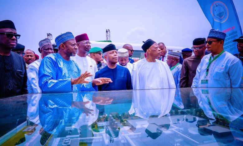 Osinbajo lays foundation for first solar cell factory in West Africa