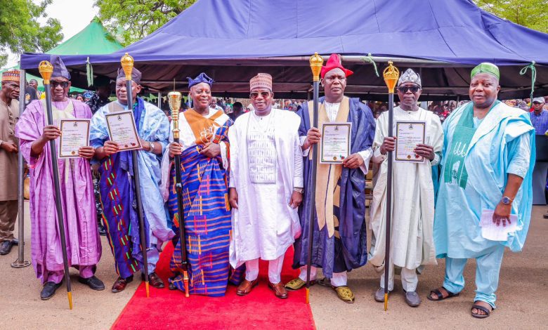 Lalong installs more traditional rulers in Mikang, Shendam LGs