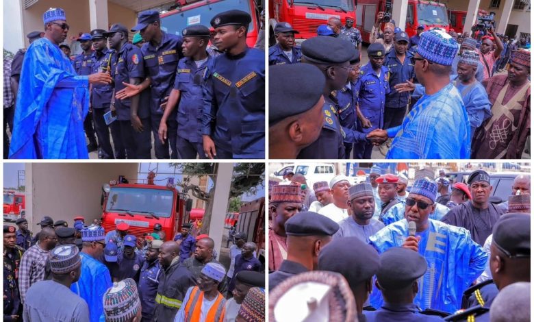 Zulum rewards 149 firemen with N14.9m for extinguishing Gamboru market inferno