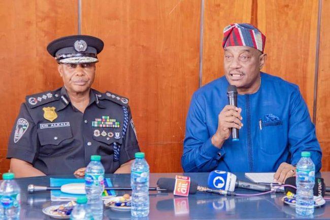 IGP visits new Police Service Commission chairman Arase