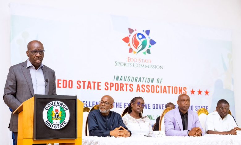 Obaseki inaugurates board members of 31 sports associations