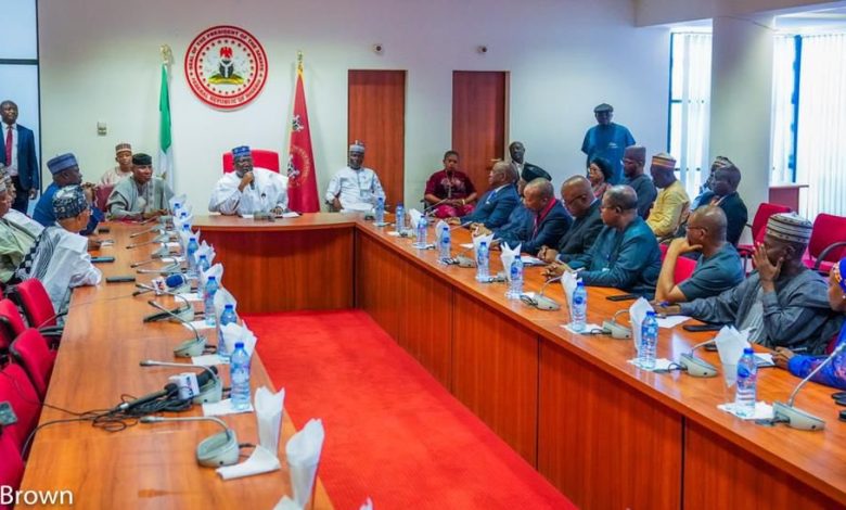 Team up with incoming APC govt to take Nigeria to next level, Lawan tells opposition