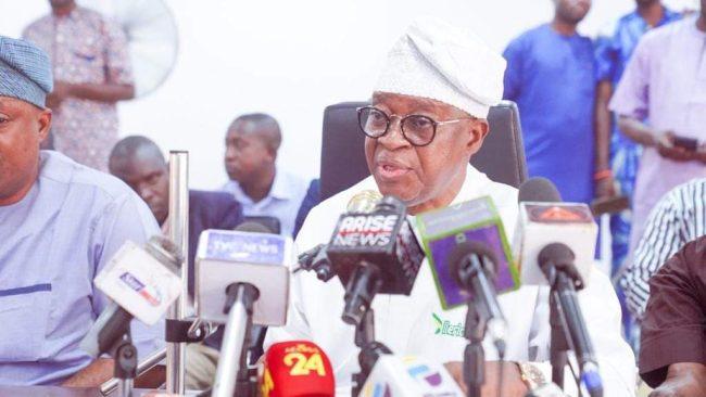 Oyetola inaugurates 11-member committee to reposition APC in Osun