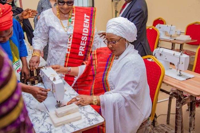 Photos: Aisha Buhari commissions POWA Skills Acquisition Centre in Abuja