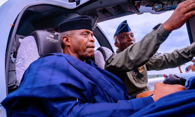 Photos: Osinbajo attends NAF Day celebration in Enugu