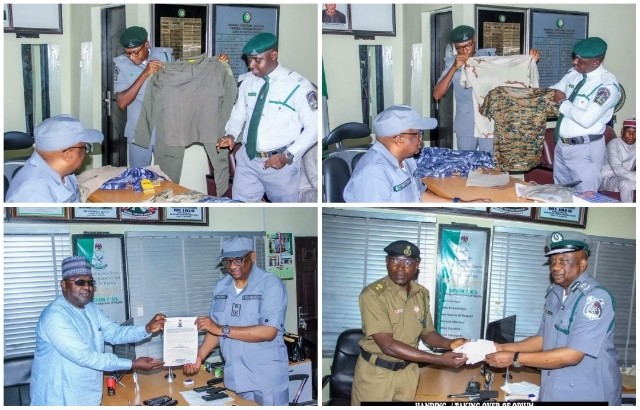Customs intercepts military camouflage, other goods worth over N628m
